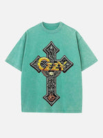 Black Sabbath Print Round Neck T-shirt