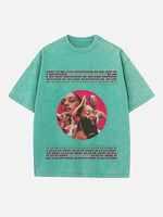 Olivia Dean Print Round Neck T-shirt