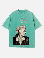 P!nk Print Round Neck T-shirt